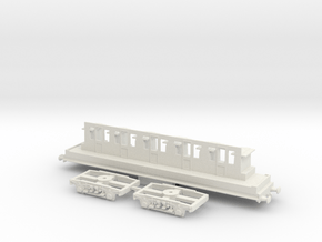 HO/OO NEW Maunsell Composite Chassis Chain S3 in White Natural Versatile Plastic