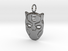 Black Panther E in Fine Detail Polished Silver
