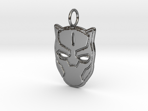Black Panther I in Fine Detail Polished Silver