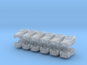 Sdkfz 250/1 A (x12) 1/500 in Smooth Fine Detail Plastic