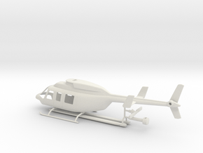 Bell 206L-4 LongRanger IV in White Natural Versatile Plastic: 1:48 - O