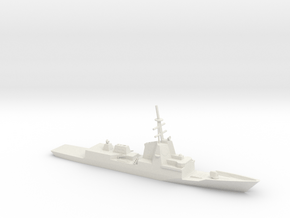 15.0 cm Spanish frigate Álvaro de Bazán in White Natural Versatile Plastic