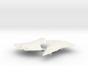 F/A-XX Sixth Generation Fighter (w/Landing Gear) in White Natural Versatile Plastic: 1:350