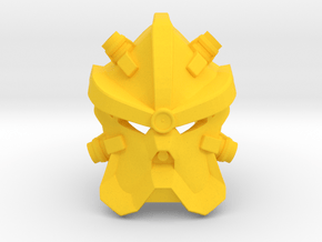 G2 Mask of Electricity (Voriki) in Yellow Smooth Versatile Plastic
