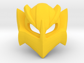 Mask of Distortion in Yellow Smooth Versatile Plastic