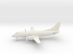 Saab 340 A in White Natural Versatile Plastic: 1:160 - N