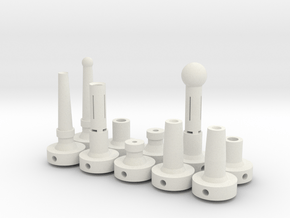 V6 3D touch probe repair/upgrade option set in White Natural Versatile Plastic