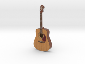1:12 Scale Acoustic Guitar in Matte High Definition Full Color