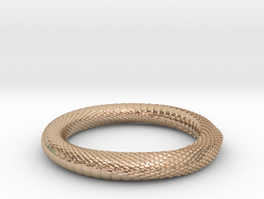 Snake Ring_R05 _ Mobius in 9K Rose Gold : 8 / 56.75