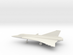 Saab J.35 Draken in White Natural Versatile Plastic: 1:100