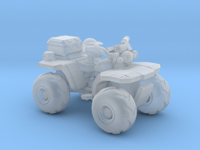 1-87 Scale Junkyard Ranger ATV Quad in Tan Fine Detail Plastic