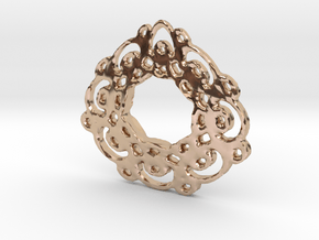 wreath2022-2in-- in 14k Rose Gold Plated Brass