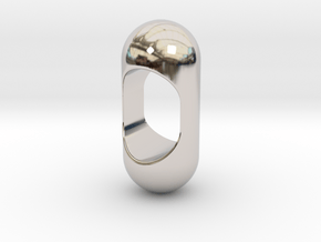 starseed ring in Rhodium Plated Brass: 10 / 61.5