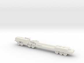 1/128 Scale MGM-134 Hard Mobile Launcher in White Natural Versatile Plastic