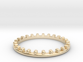 Dainty Beaded Edge Ring (Multiple Sizes) in 9K Yellow Gold : 4 / 46.5