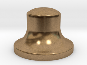 1" Scale Bell in Natural Brass