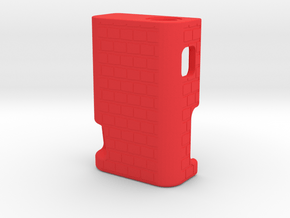 BRCK3D Mech Squonk Mod  in Red Smooth Versatile Plastic