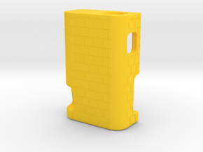 BRCK3D Mech Squonk Mod  in Yellow Smooth Versatile Plastic