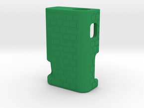 BRCK3D Mech Squonk Mod  in Green Smooth Versatile Plastic