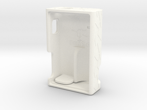 SHATTR3D Mech Squonk Mod  in White Smooth Versatile Plastic