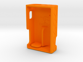SHATTR3D Mech Squonk Mod  in Orange Smooth Versatile Plastic