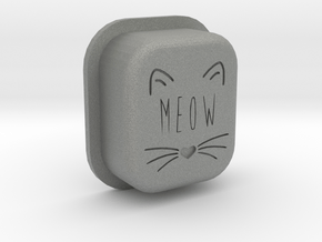 CLASSIC [MEOW3D SE] Mech Squonk Button  in Gray PA12 Glass Beads