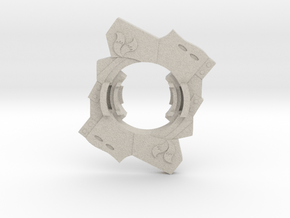 Beyblade Tails GT | Custom Attack Ring in Natural Sandstone