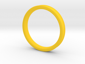 Basic Gauge, 82mm / 86mm - Tunnel in Yellow Smooth Versatile Plastic: Large