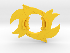 Beyblade Super Sonic GT | Custom Attack Ring in Yellow Processed Versatile Plastic