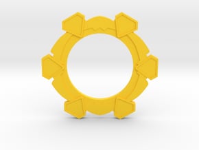 Beyblade Super Sonic GT | Custom Sub-Attack Ring in Yellow Processed Versatile Plastic