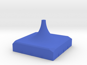 Perky box micromount stand - single tall in Blue Smooth Versatile Plastic