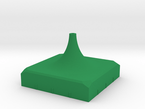 Perky box micromount stand - single tall in Green Smooth Versatile Plastic