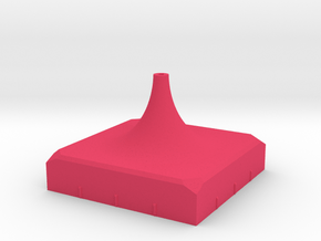 Perky box micromount stand - single tall in Pink Smooth Versatile Plastic