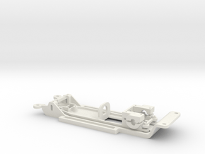 Racing Chassis Carrera D132 Dodge Charger Daytona in White Natural Versatile Plastic