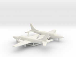 Piper PA-601 Aerostar in White Natural Versatile Plastic: 1:160 - N