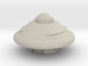 Beyblade Mighty the Armadillo GT | Custom Base in Natural Sandstone