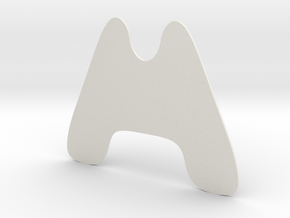 Hooks for orthodontic mouthpieces and retainers in White Natural Versatile Plastic