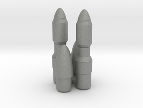 TF ER Wheeljack Shoulder Missile Set in Gray PA12 Glass Beads: Small