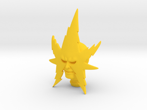 Mego Eletro 1:9 Scale Custom Head in Yellow Processed Versatile Plastic