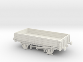HO/OO scale 3-Plank Wagon Chain in White Natural Versatile Plastic