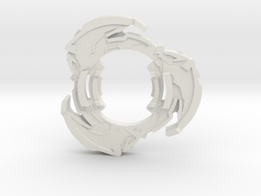 Beyblade Driger G | Plastic Gen Attack Ring in White Natural Versatile Plastic