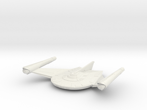 Romulan Bird of Prey SNW style in White Natural Versatile Plastic