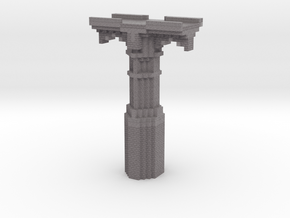 Minecraft Bridge Of Stone Brick Pillars in Natural Full Color Sandstone