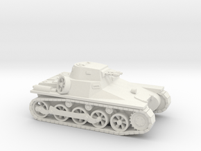 Panzer 1A 1/144 in White Natural Versatile Plastic: 1:144