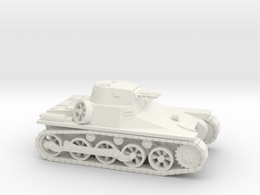 Panzer 1A 1/100 in White Natural Versatile Plastic: 1:100