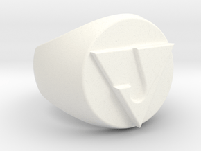 Wonder Twins - Jayna Ring - 10 in White Processed Versatile Plastic