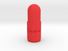 GunCraze 40mm D10 Dice in Red Smooth Versatile Plastic