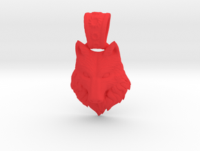 wolf 1.5" in Red Smooth Versatile Plastic