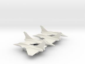Dassault Rafale B in White Natural Versatile Plastic: 1:350