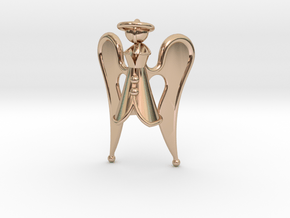 GALLANT ANGEL in 14k Rose Gold Plated Brass